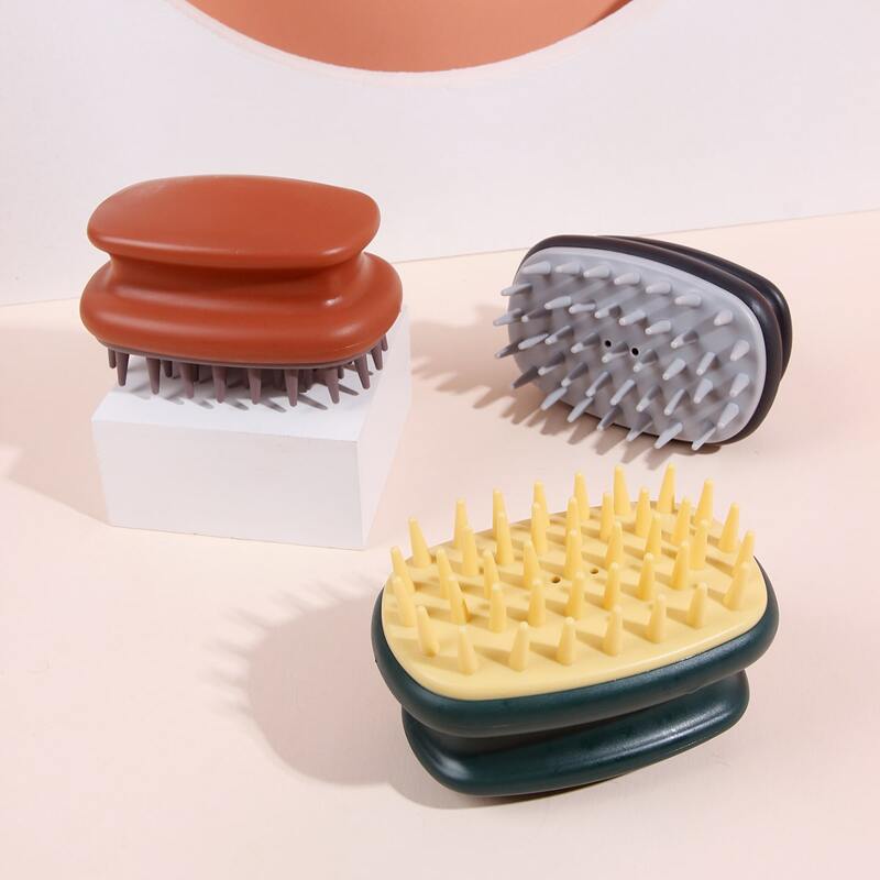

1pc Random Color Pet Bath Brush, Multicolor