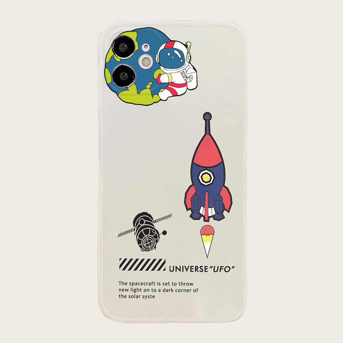 

Cartoon Astronaut Phone Case, Multicolor