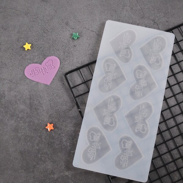 

1pc Chinese Character Chocolate Mold, White