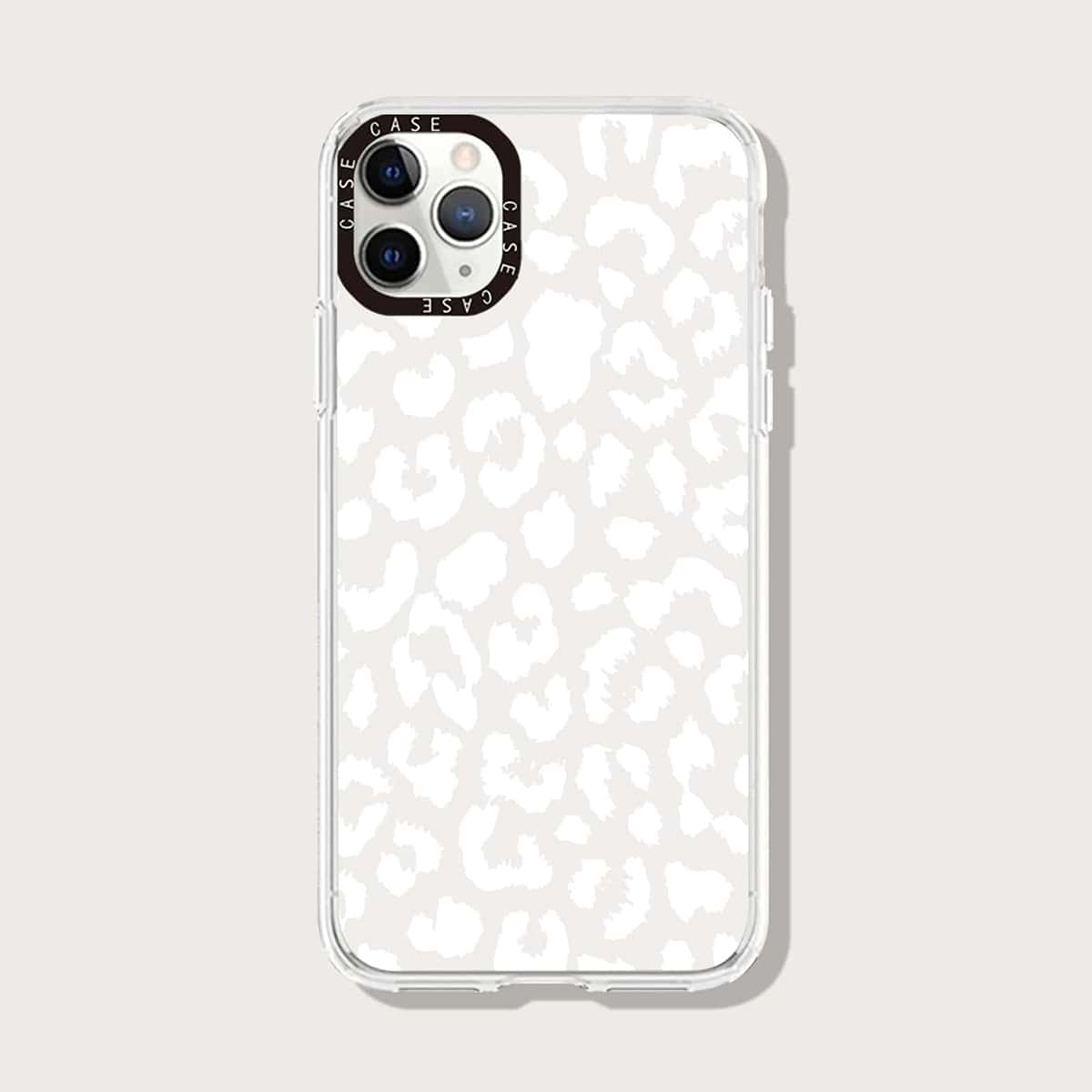 

Leopard Clear Phone Case, Multicolor