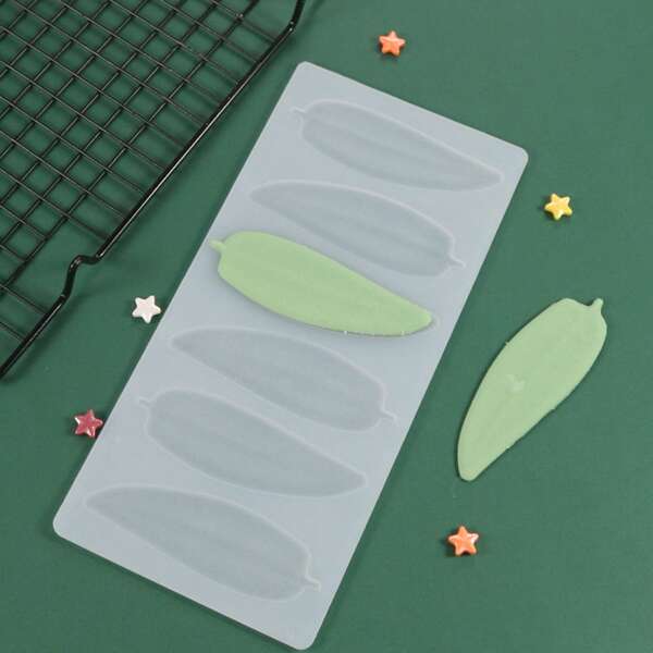 

1pc Leaf Chocolate Mold, White