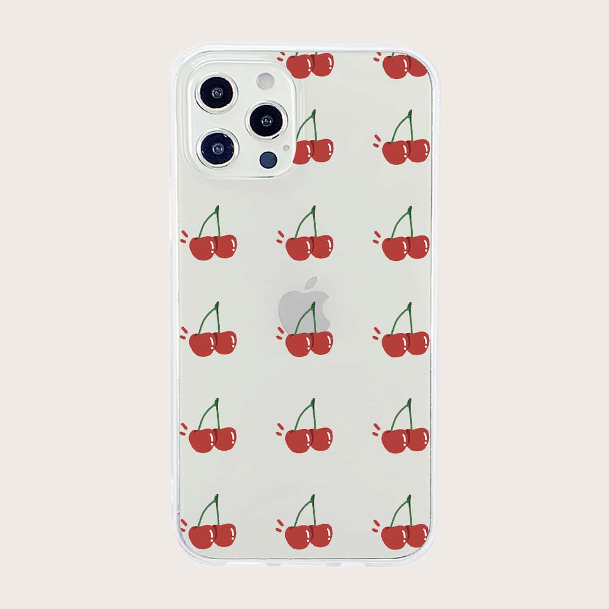 

Cherry Print Phone Case, Multicolor