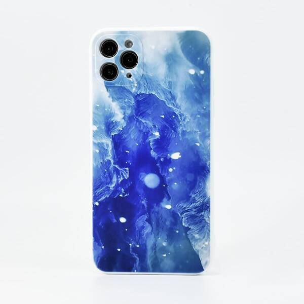 

Abstract Fluid Pattern Phone Case, Blue