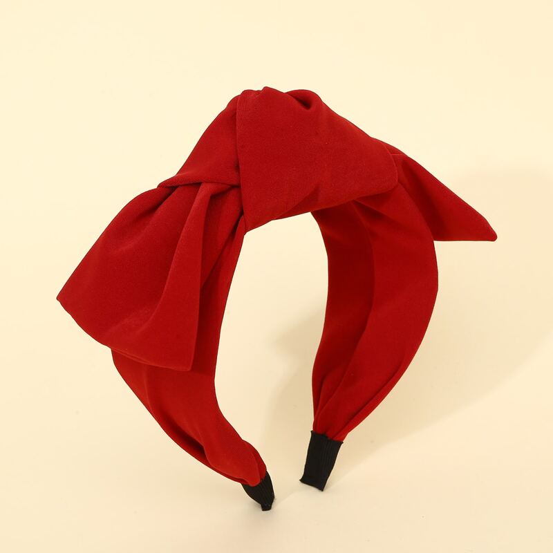 

Bow Decor Wide Headband, Red