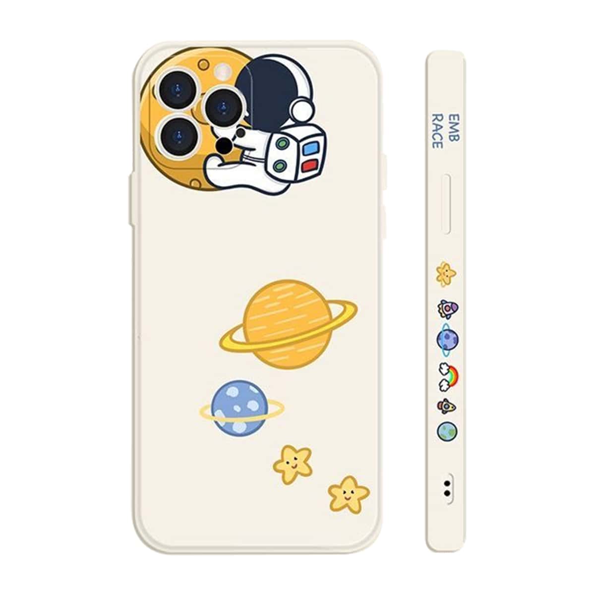 

Astronaut Print Phone Case, Multicolor