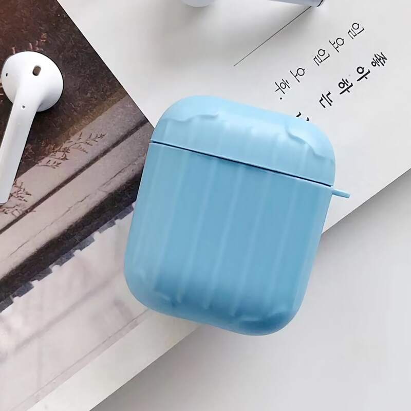 

Luggage Design Airpods Case, Baby blue