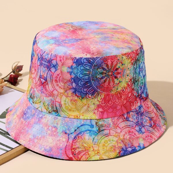 

Tie Dye Reversible Bucket Hat, Multicolor