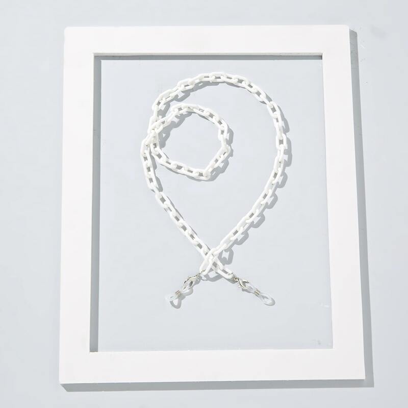 

Acrylic Glasses Chain, White
