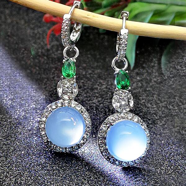 

Rhinestone Decor Drop Earrings, Multicolor