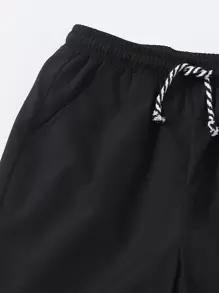 SHEIN 男童斜口袋短裤（两件装）