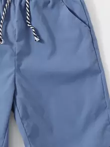 SHEIN 男童斜口袋短裤（两件装）