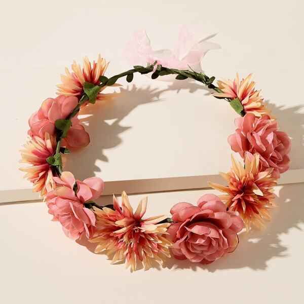 

Flower Decor Hair Band, Multicolor