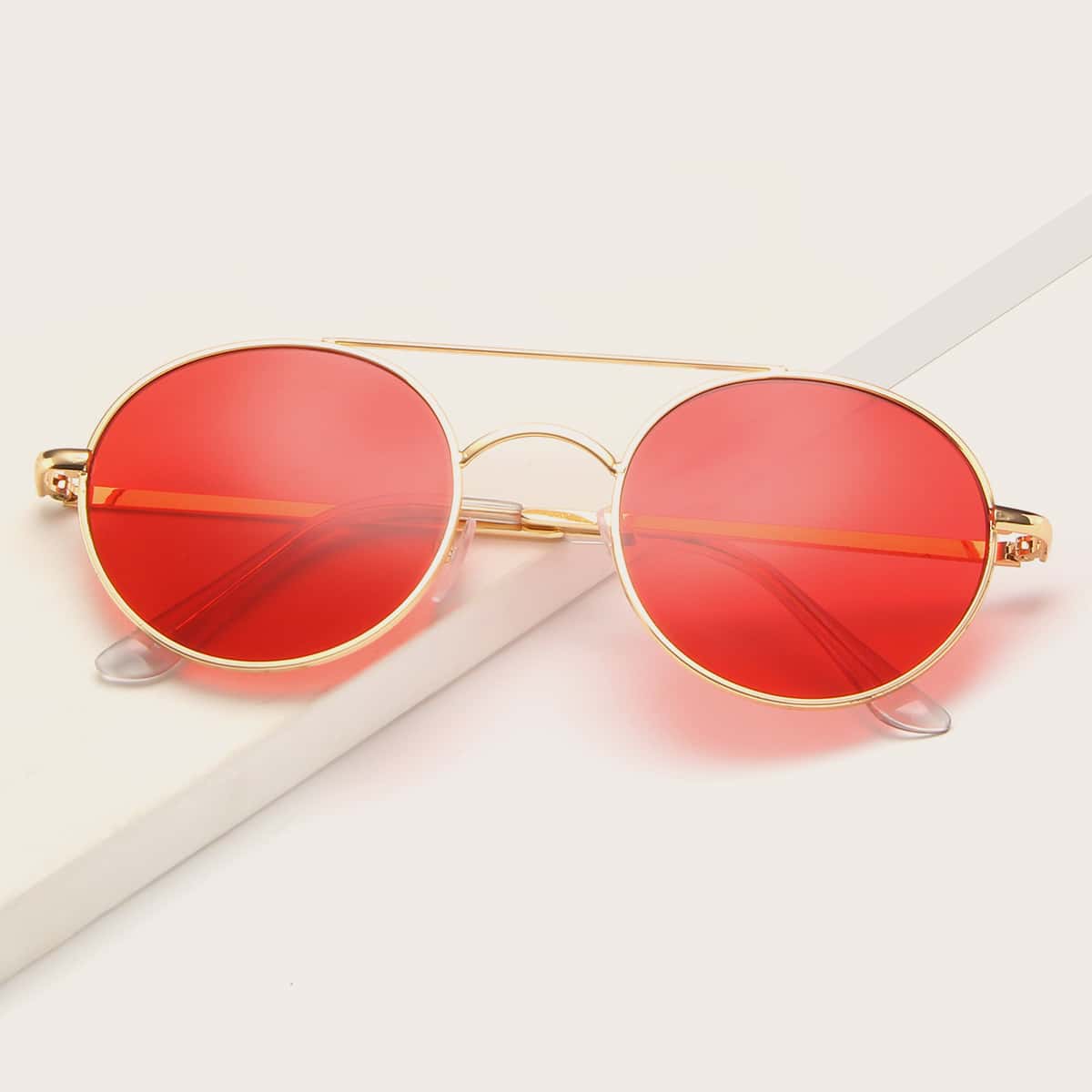 

Top Bar Round Frame Sunglasses