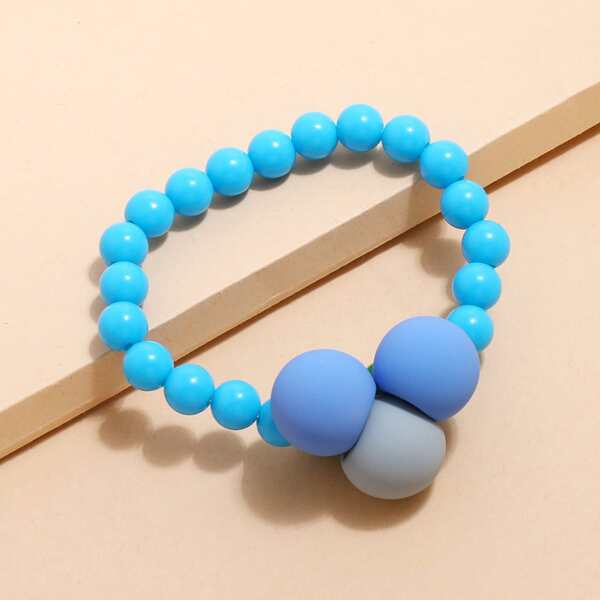 

1pc Beaded Bracelet, Blue