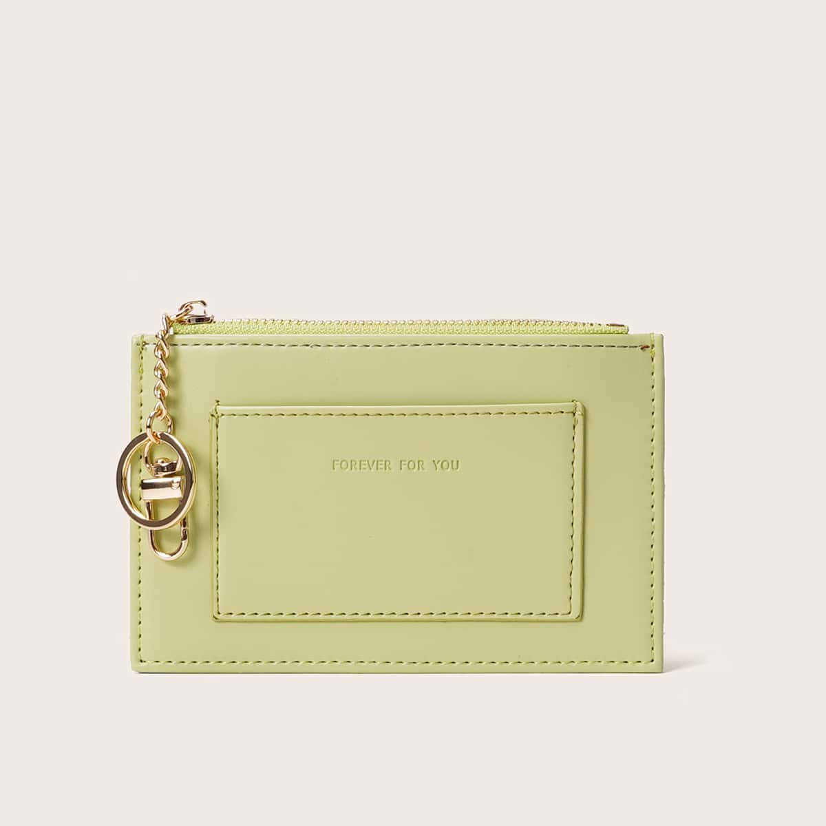 

Minimalist Purse With Card Holder, Green