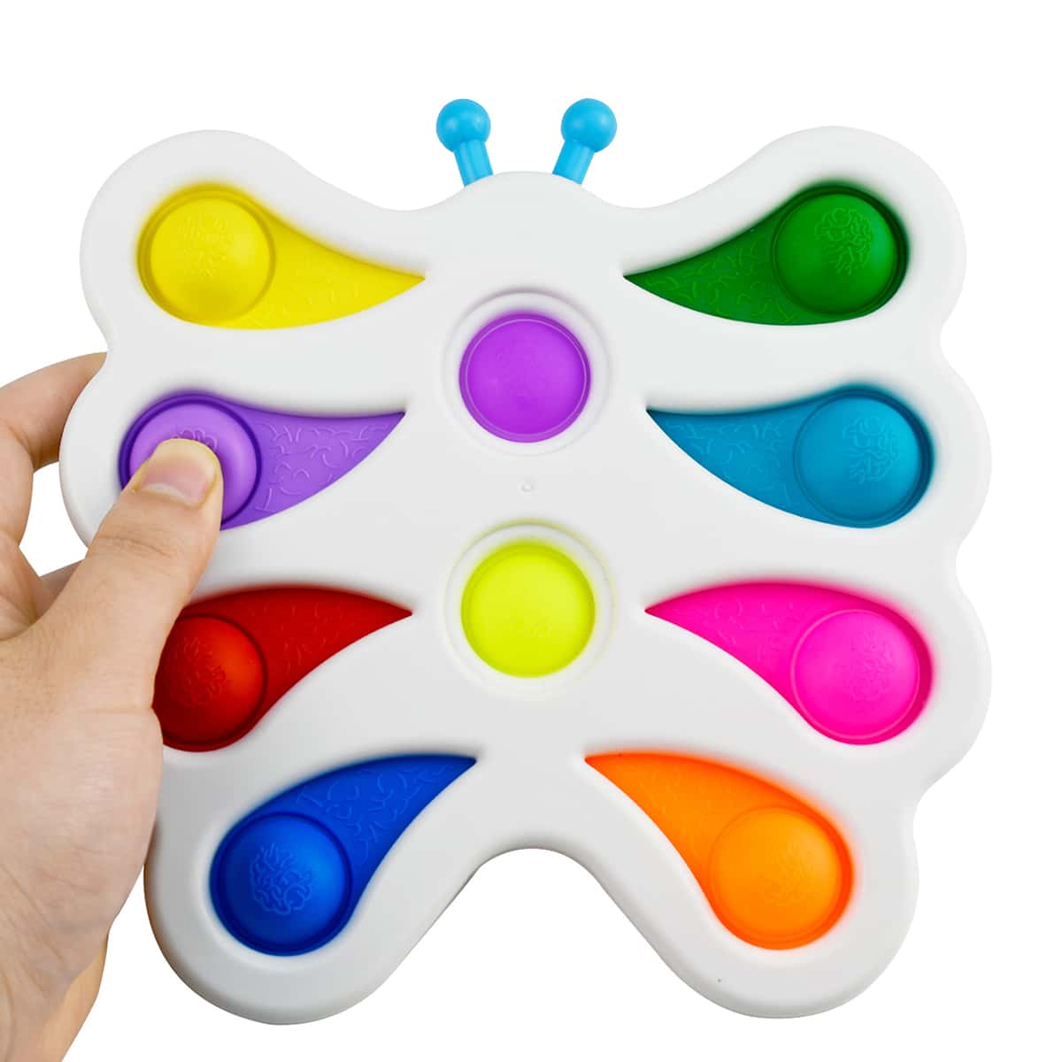 

1pc Random Butterfly Stress Relief Bubble Toy, Multicolor