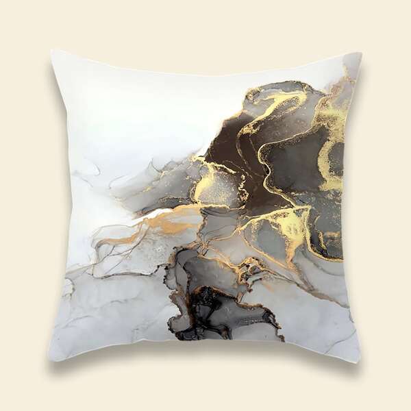 

Marble Pattern Cushion Cover Without Filler, Multicolor