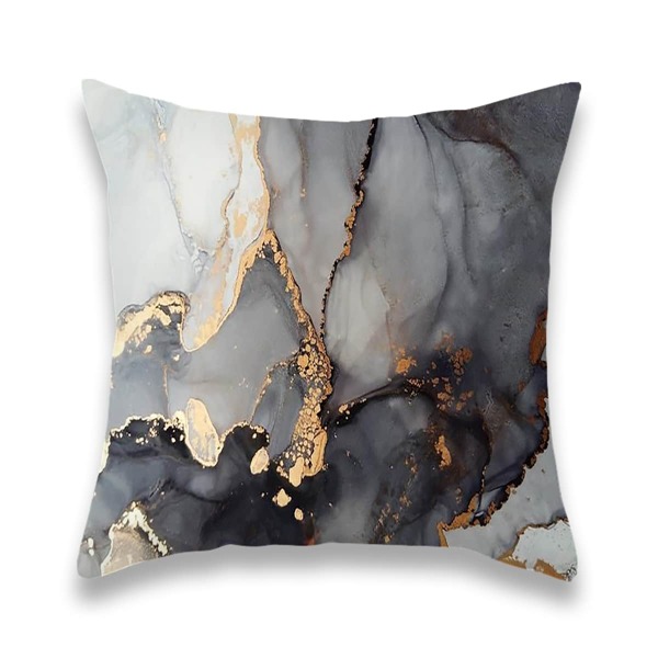 

Marble Pattern Cushion Cover Without Filler, Multicolor