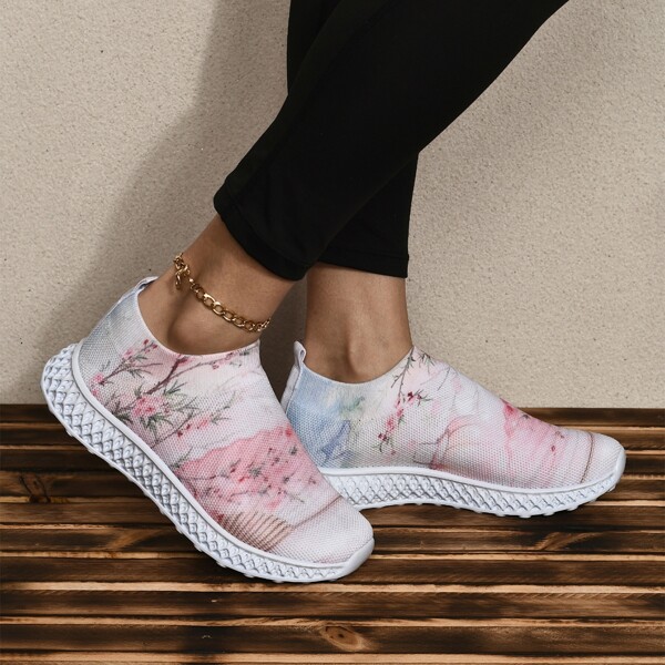 

Floral Running Shoes, Multicolor
