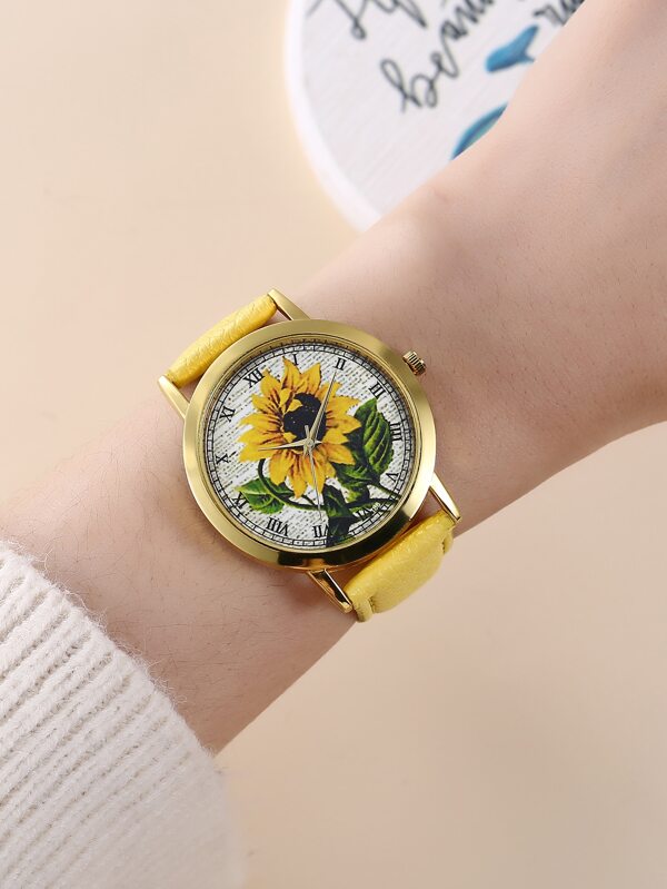 ECONOMICXI ساعة معصم نسائية كاجوال عصرية متعددة الألوان