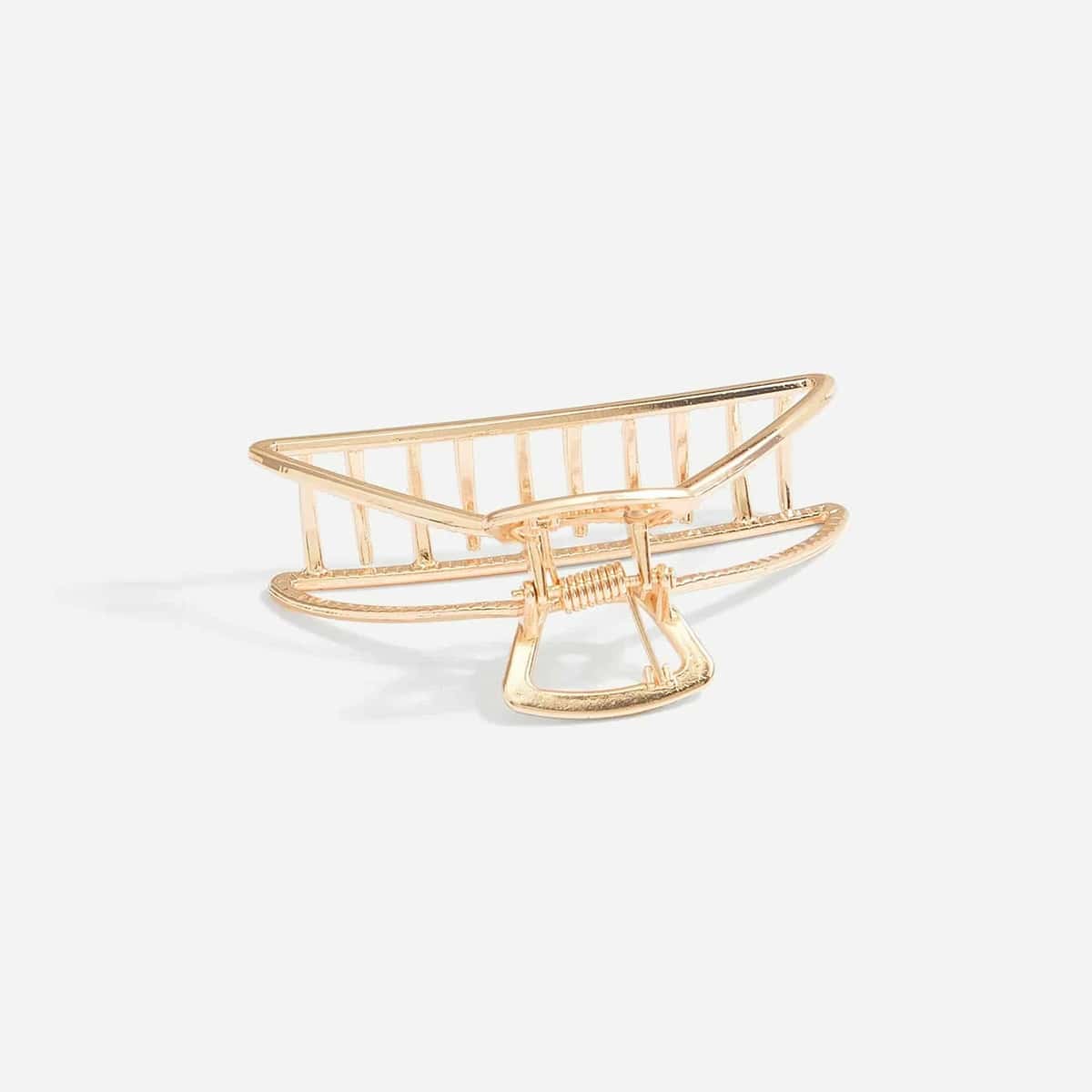 

Simple Solid Hair Claw, Gold