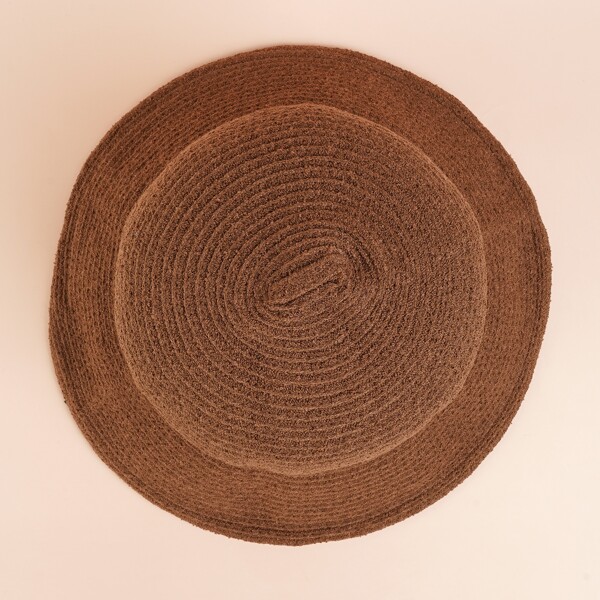 

Letter Detail Bucket Hat, Brown