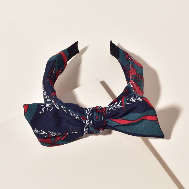 

Graphic Bow Decor Headband, Multicolor
