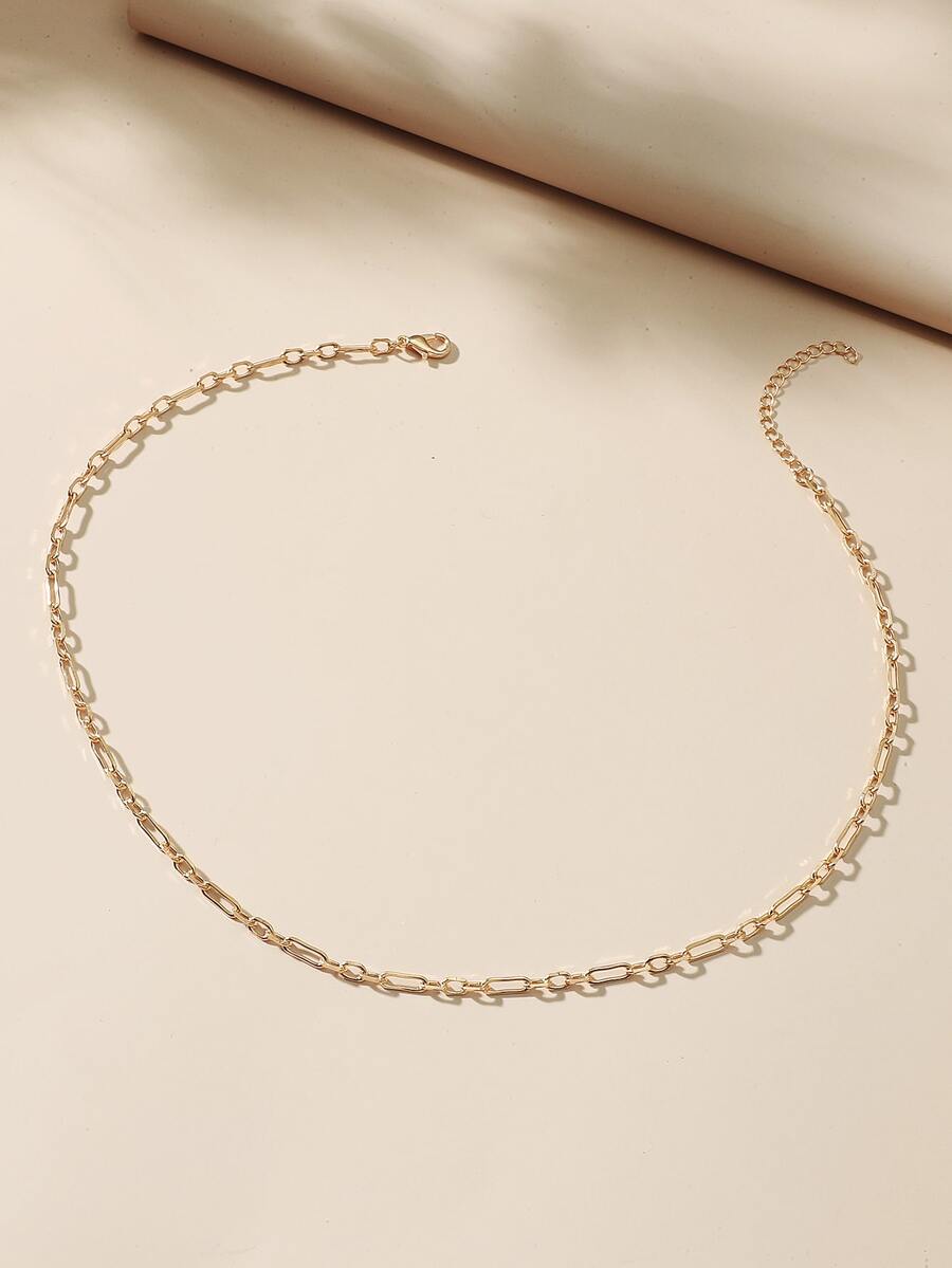 Vòng cổ liên kết hình học - Vàng - Xem 1