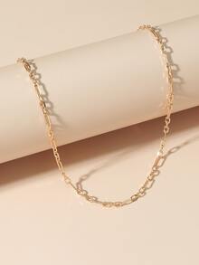 Vòng cổ liên kết hình học - Vàng - Xem 2