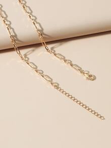 Vòng cổ liên kết hình học - Vàng - Xem 3