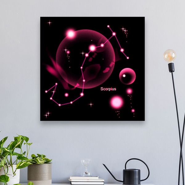 

Constellation Print DIY Diamond Unframed Painting, Multicolor