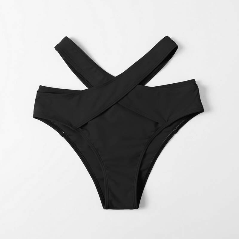 

Cut-out Criss Cross Bikini Panty, Black