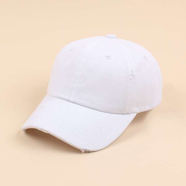 

Minimalist Baseball Cap, White