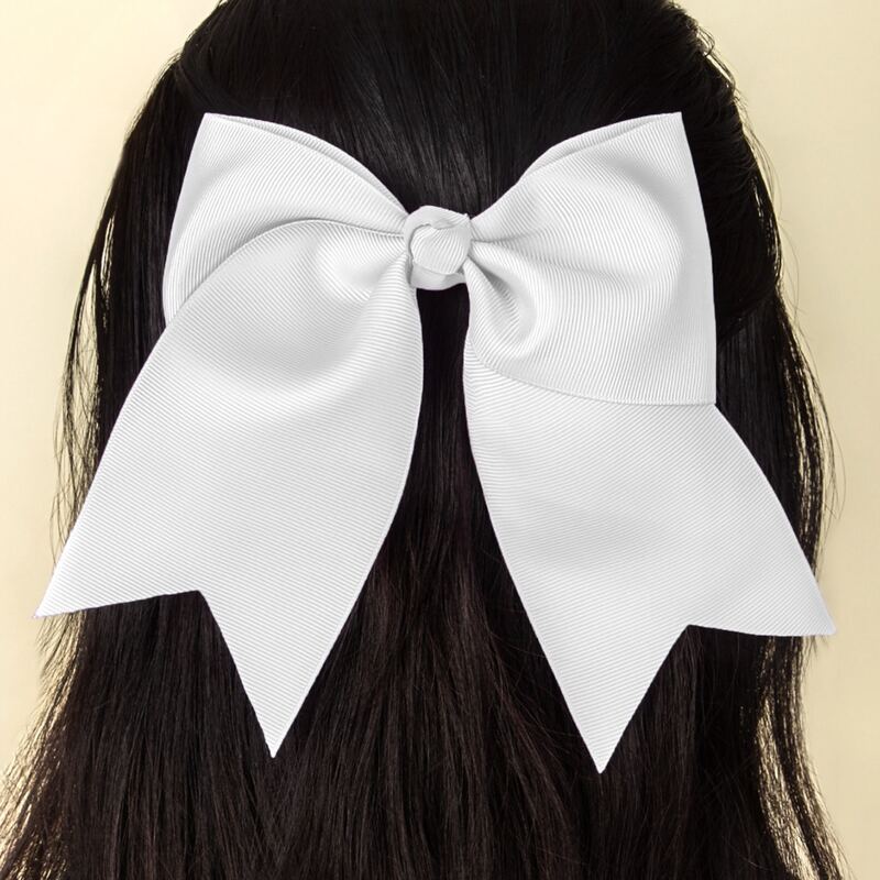 

Bow Knot Hair Clip, White
