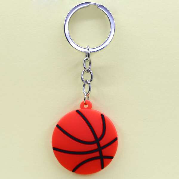 

Basketball Pendant Keychain, Multicolor
