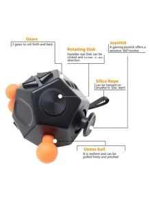 1pc Random Color 12 Sided Fidget Cube Toy Shein Asia
