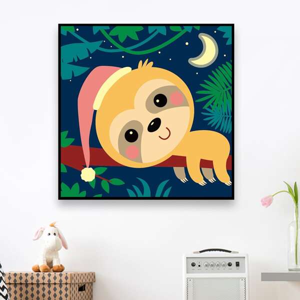 

Cartoon Graphic Diamond Painting Without Frame, Multicolor