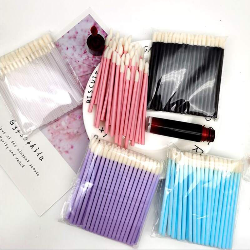 

50pcs Random Lip Brush, Multicolor