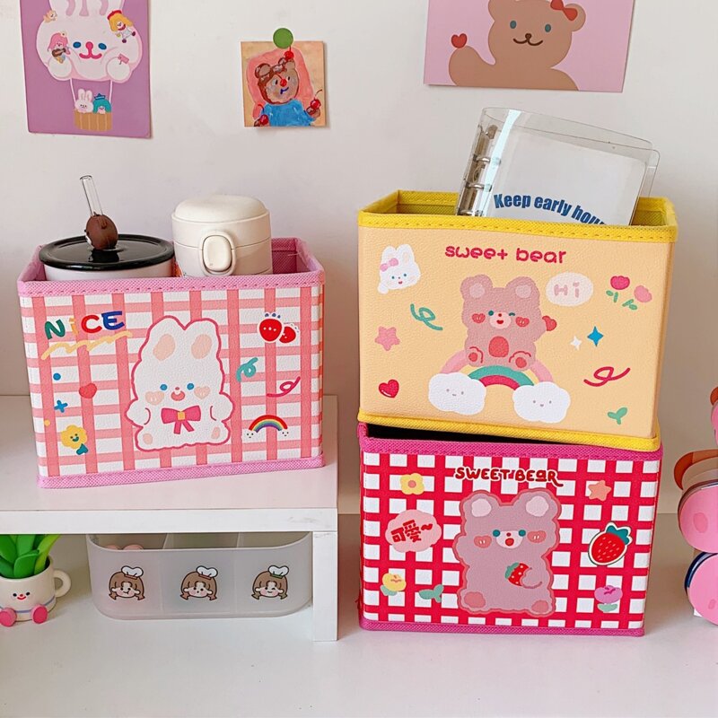 

1pc Random Cartoon Storage Box, Multicolor