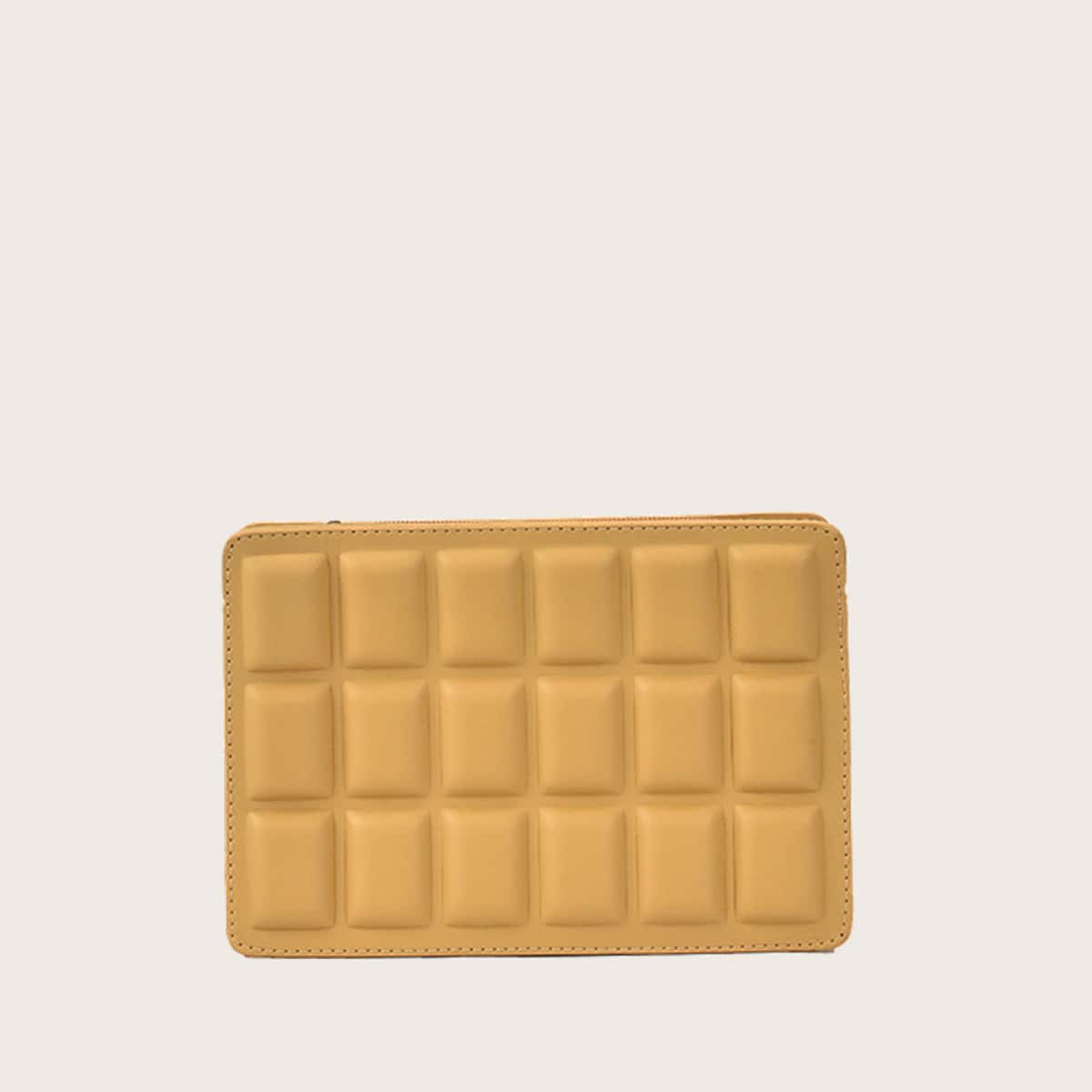 

Quilted Chain Crossbody Bag, Yellow