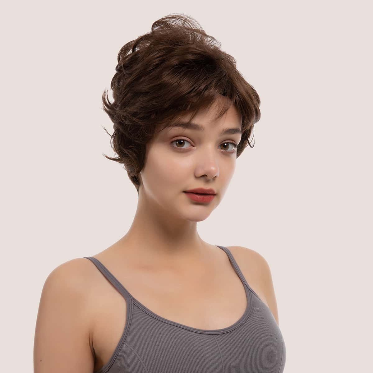 

Natural Short Wig, Brown