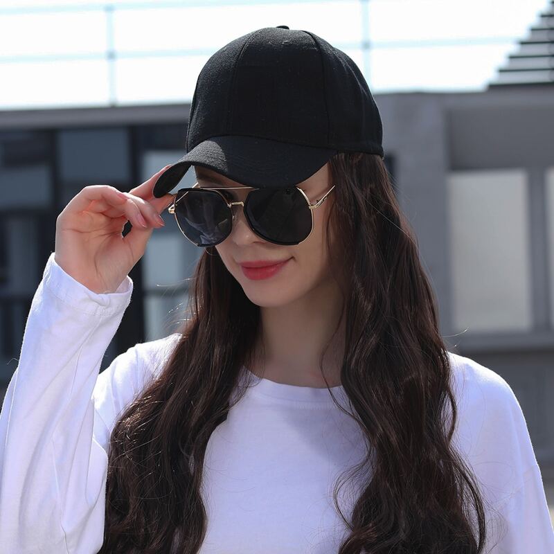 

Long Curly Wig With Cap, Brown