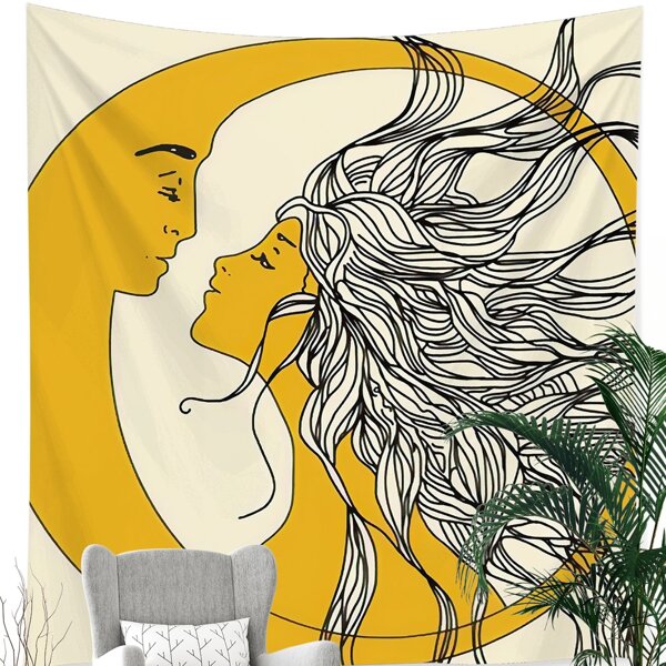 

Moon Print Tapestry, Multicolor