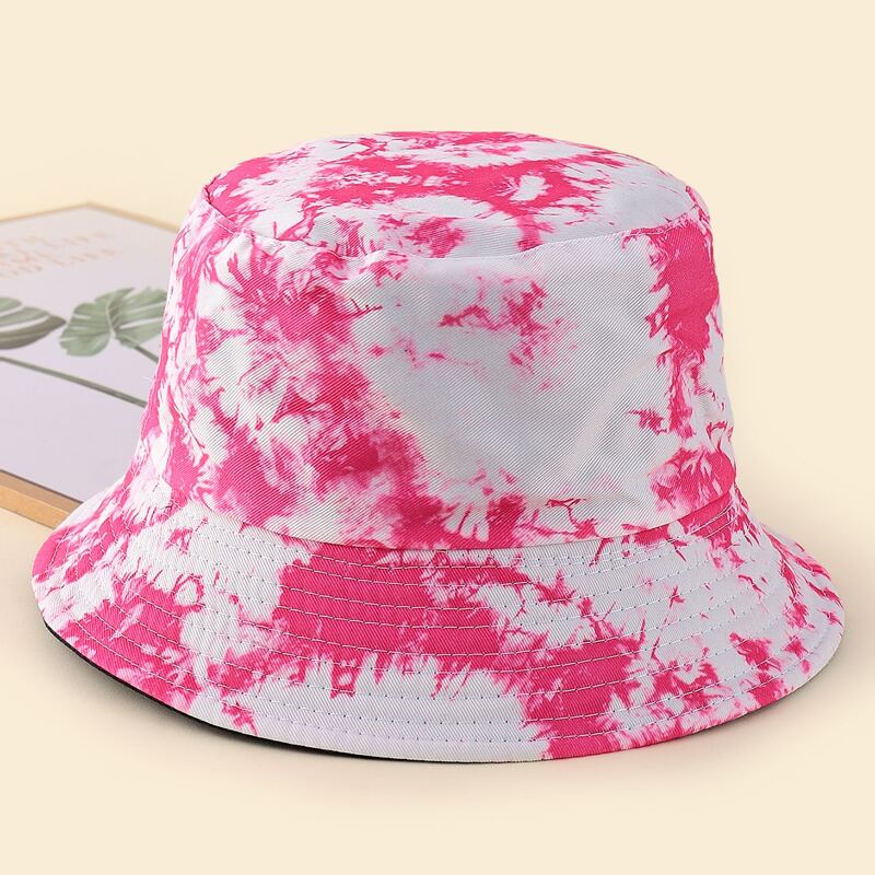 

Tie Dye Bucket Hat, Hot pink