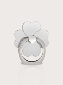 四葉草手機圓環支架 - 銀色 - 查看 2