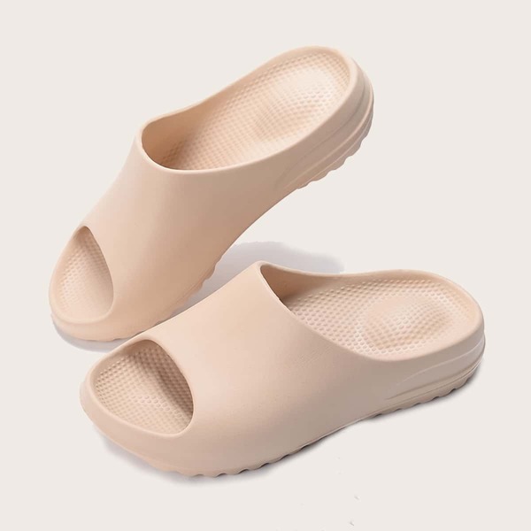 

Men Minimalist Non-slip Slides, Apricot