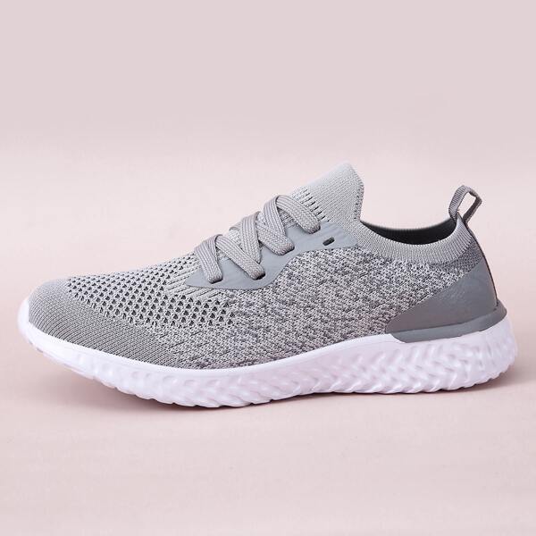 

Lace Up Decor Sport Shoes, Grey