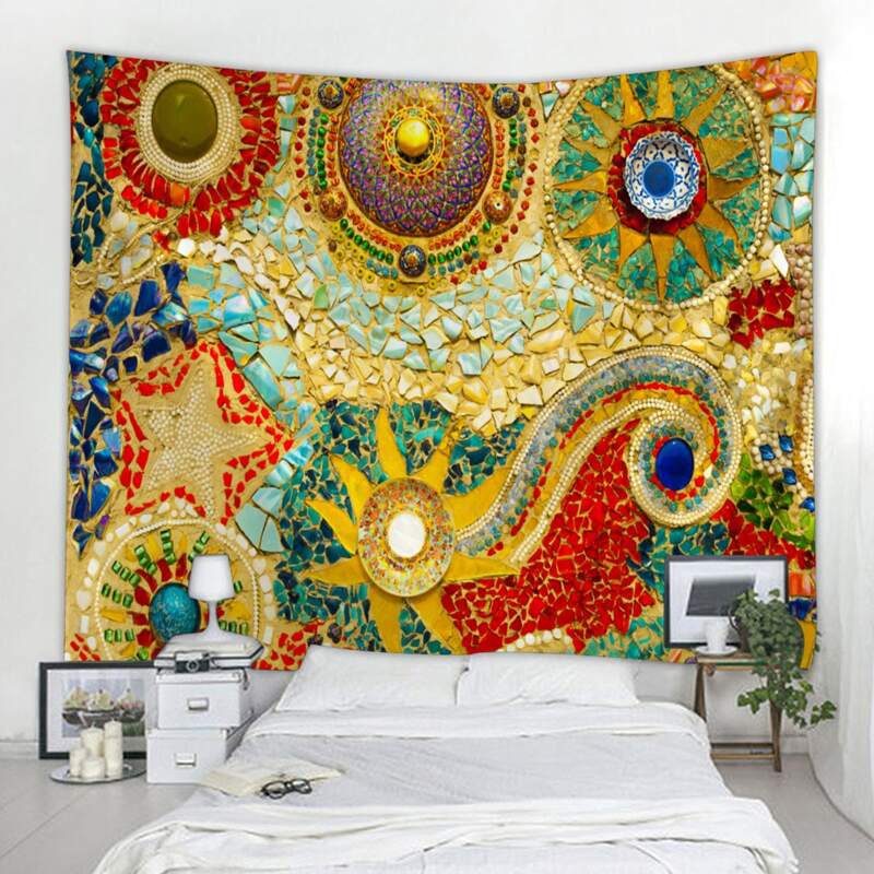 

Abstract Pattern Tapestry, Multicolor