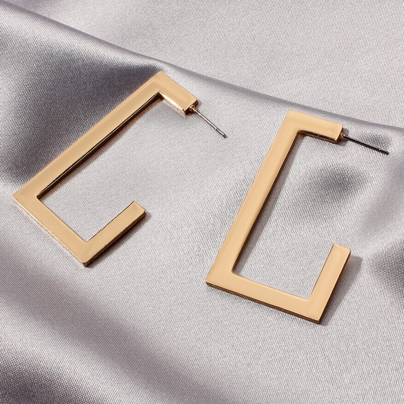 

Minimalist Hoop Earrings, Gold