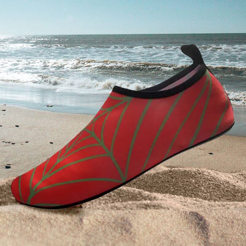 

Spiderweb Print Water Shoes, Red